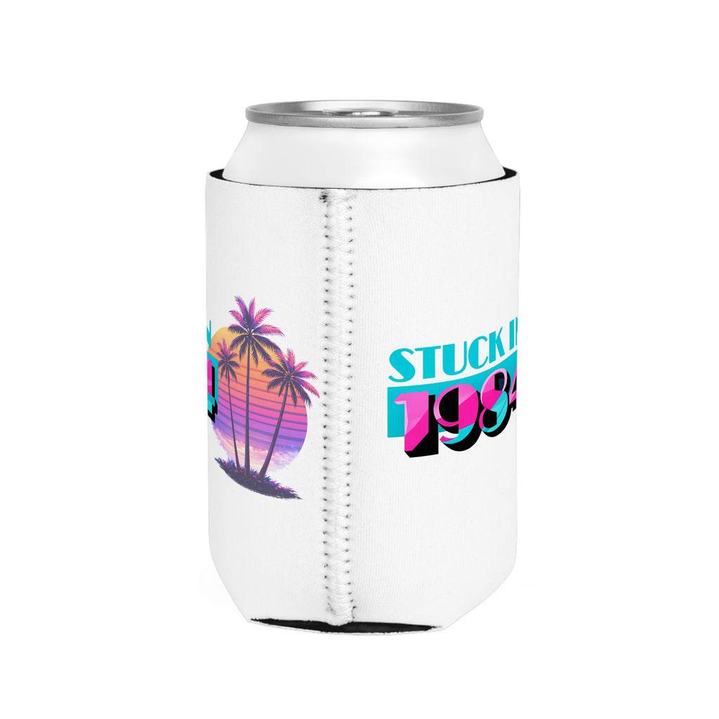Can Cooler — "Stuck in 1984" Retro Miami Beach Neon Design