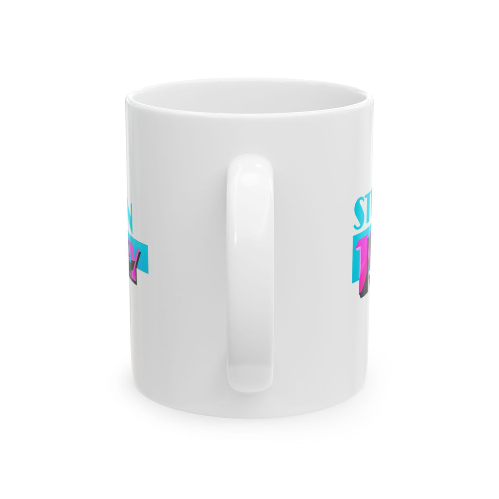 Stuck in 1984 'Miami Vice' coffee mug
